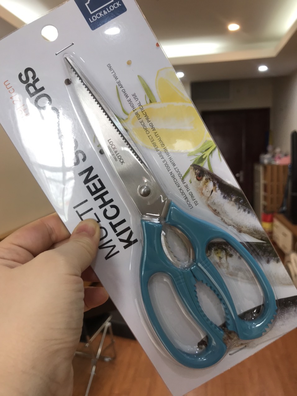 Kéo cắt thực phẩm đa năng Lock&lock F00097