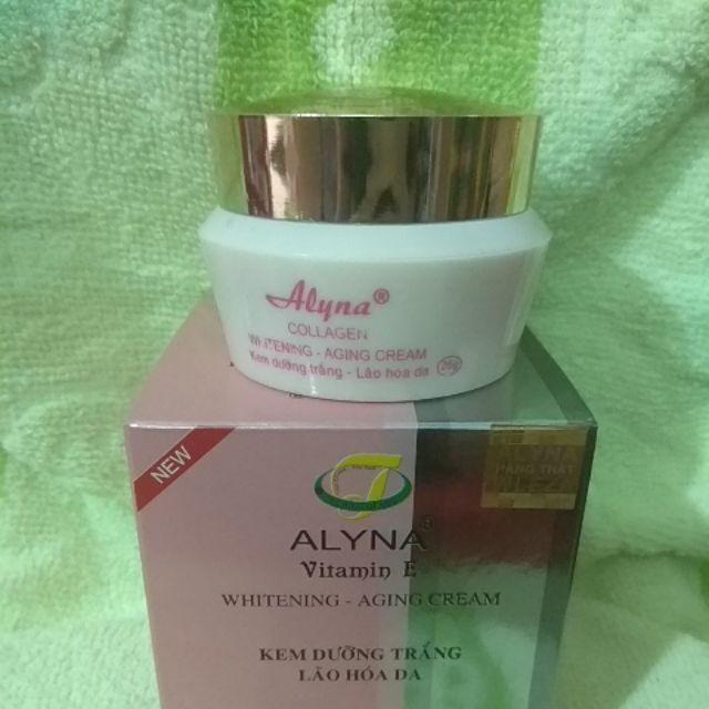 Kem Alyna Collagen dưỡng trắng lão hóa da 25g