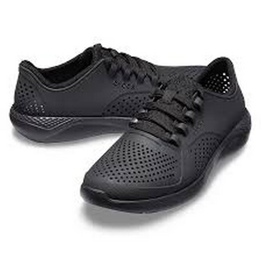 [3-Day Sale] Men's Lace-Up Plastic Shoes - Super Waterproof, Anti-Slip, Genuine Literide Pacer Crocs Shoes - 9