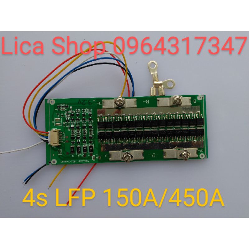 Mạch bms 3s, 4s 12.6v 12.8v 100a/150a/250a/450a pin sắt 3.2v, pin lion 3.7v. mạch chung cổng. xịn sò, chạy kích, nlmt