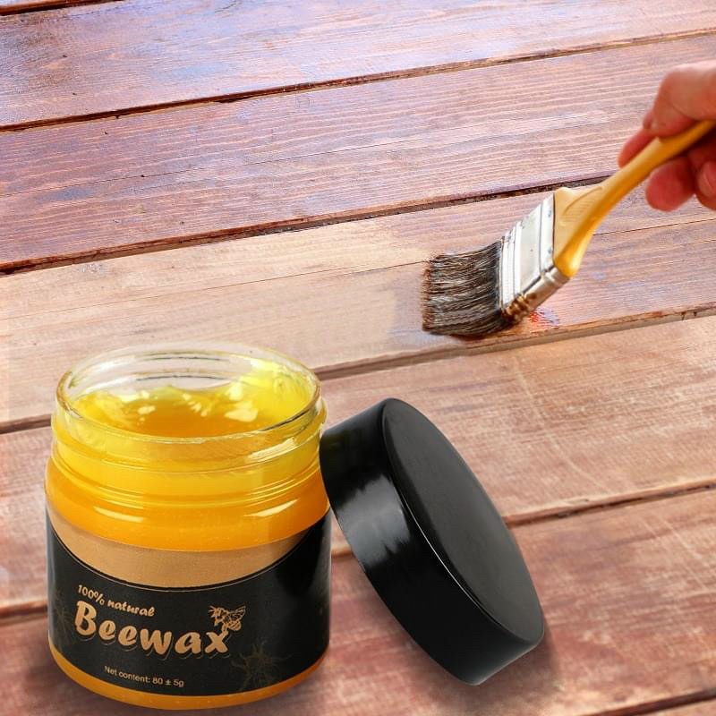 Sáp đánh bóng đồ gỗ, nguyên liệu sáp ong tự nhiên seasoning beewax, giúp đồ gỗ luôn mới, titm29