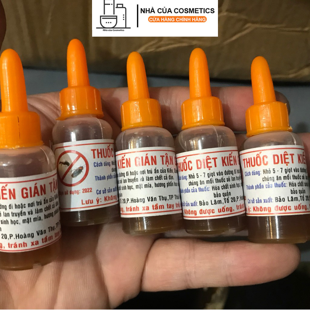 5 chai Dung dịch Diệt Kiến Gián Sinh Học Việt Nam Dydymart