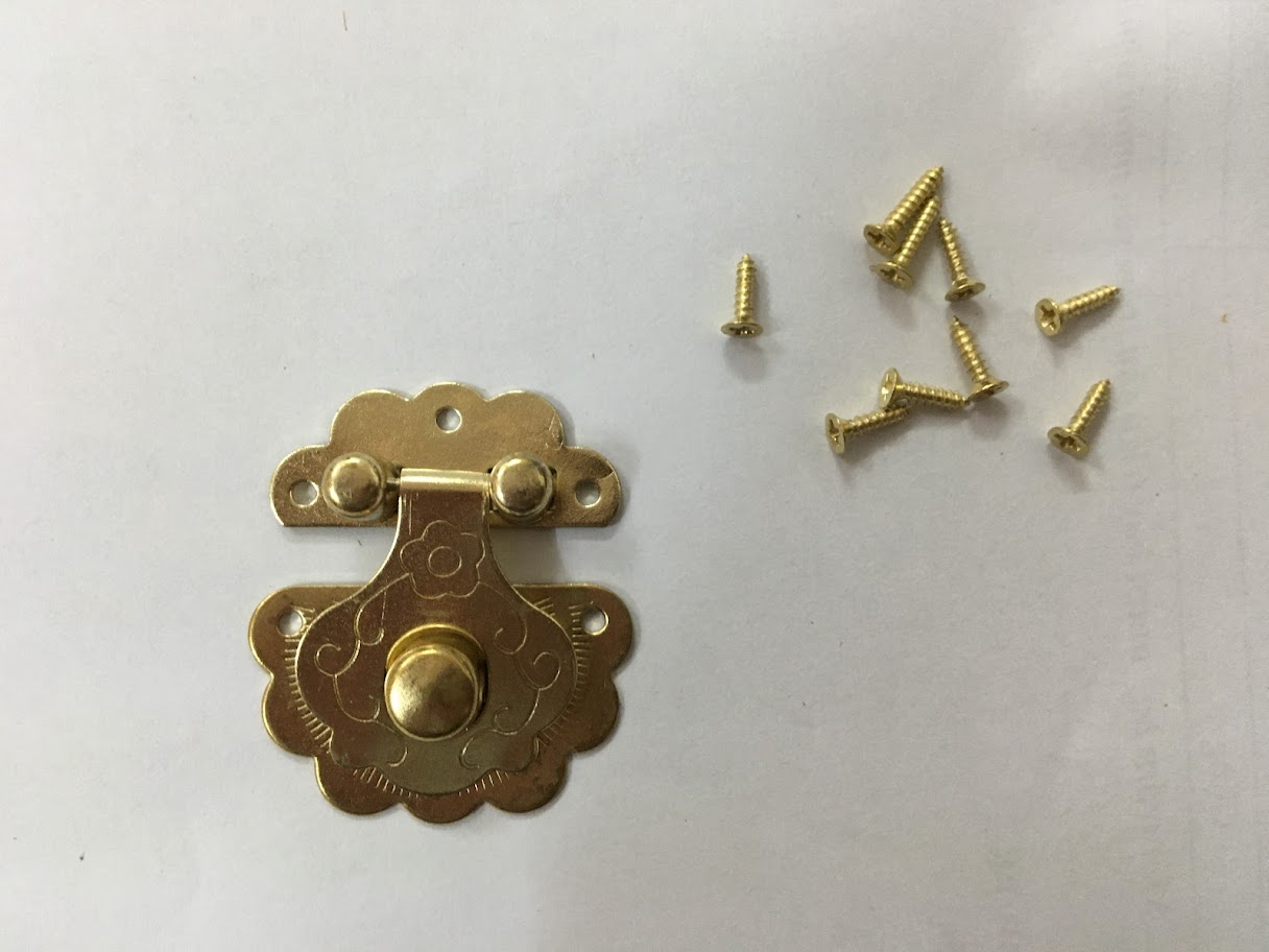 Chốt khóa hộp gỗ phụ kiện handmade - phụ kiện trang trí
