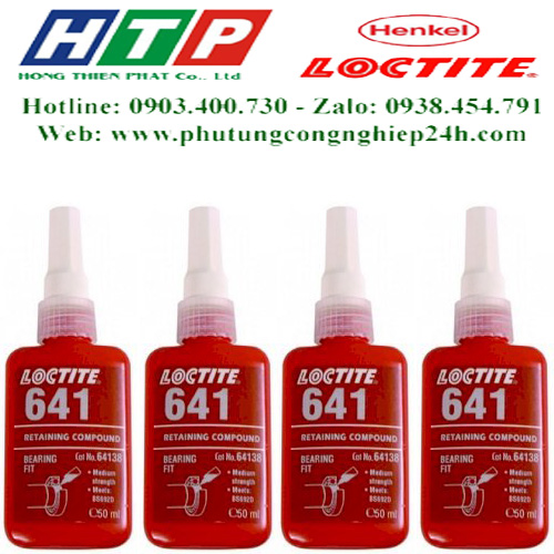 Loctite 641 chống xoay loại 50ml màu xanh lá