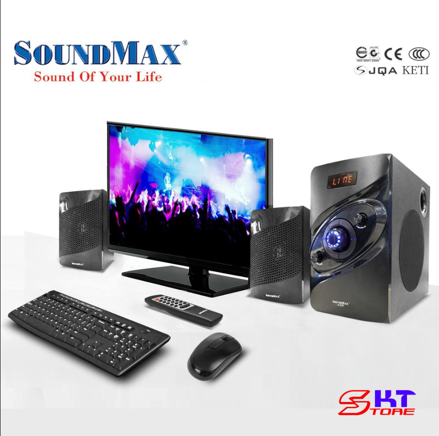 Loa vi tính soundmax có bluetooth,loa cao cấp hỗ trợ bluetooth usb loa soundmax a926 2.1 bluetooth loa soundmax a926/2.1 bluetooth chính hãng loa soundmax a926 bh 12th