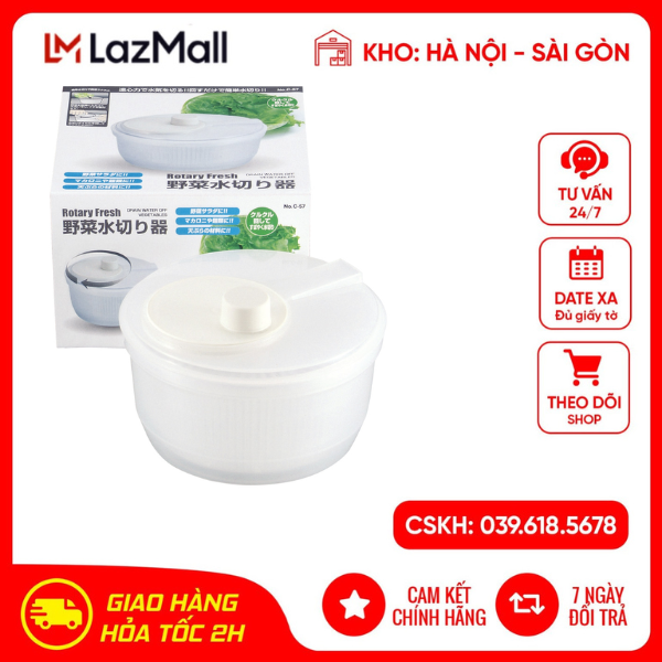 Rổ quay rau Rotary hàng chính hãng Nhật Bản