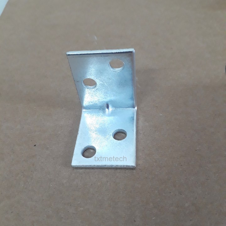Ke góc vuông 4 lỗ 38x38 dày 2,3mm- 20 cái