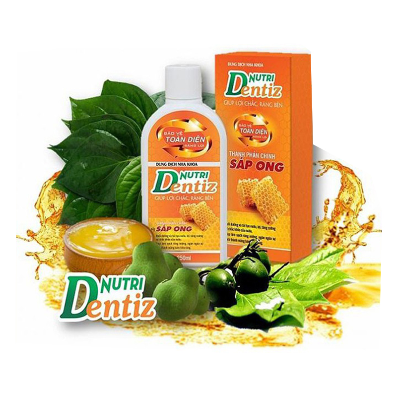 Nutri Dentiz Nước Súc Miệng Làm Sạch Răng Miệng Chai 250ml