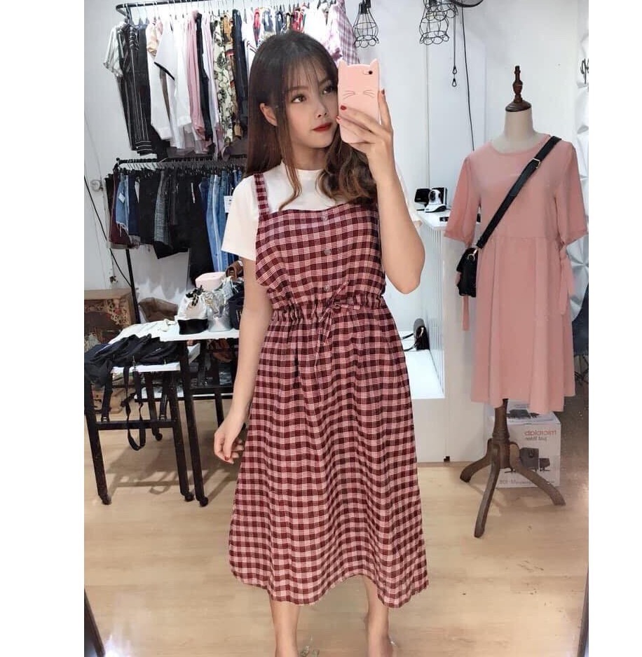 XINH YÊU TOP 9 Váy Yếm Đẹp phong cách thời trang Hàn Quốc