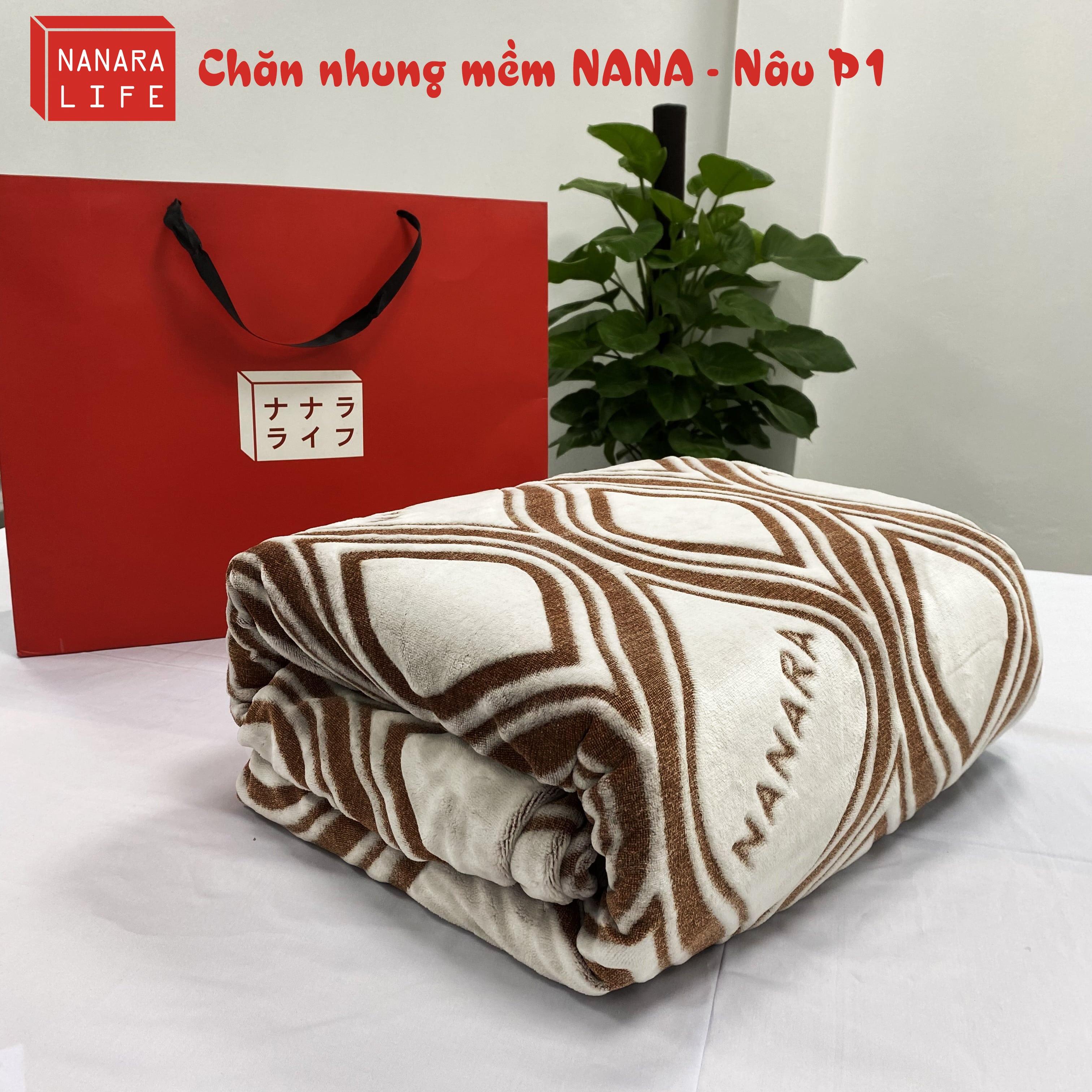 Chăn Nhung Mềm Nanara Life - P1