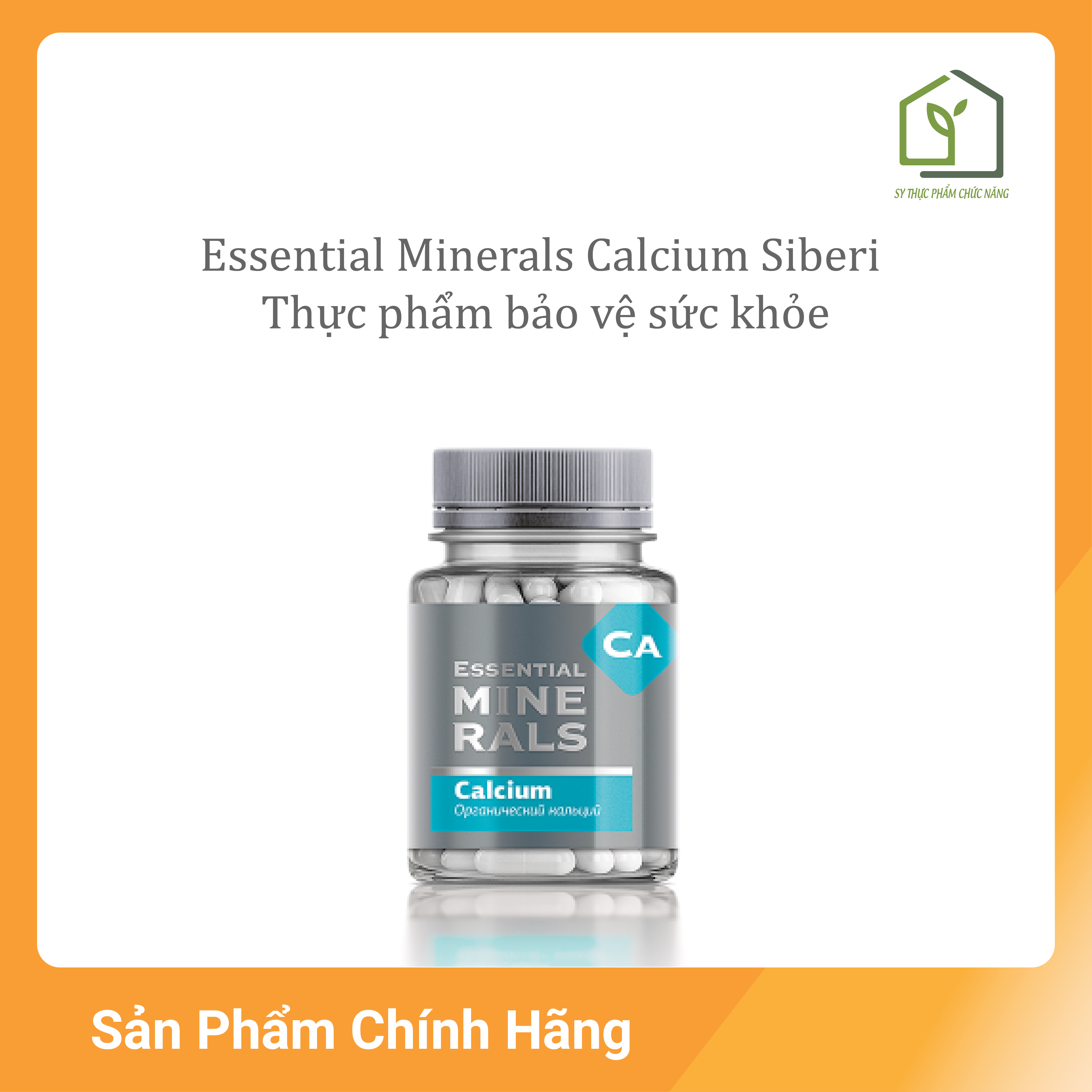 Essential Minerals Calcium Siberi Thực phẩm bảo vệ sức khỏe
