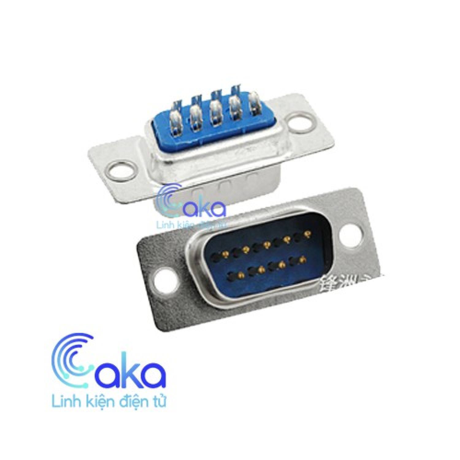 Đầu jack db9 đực rs232 cổng com 9 chân