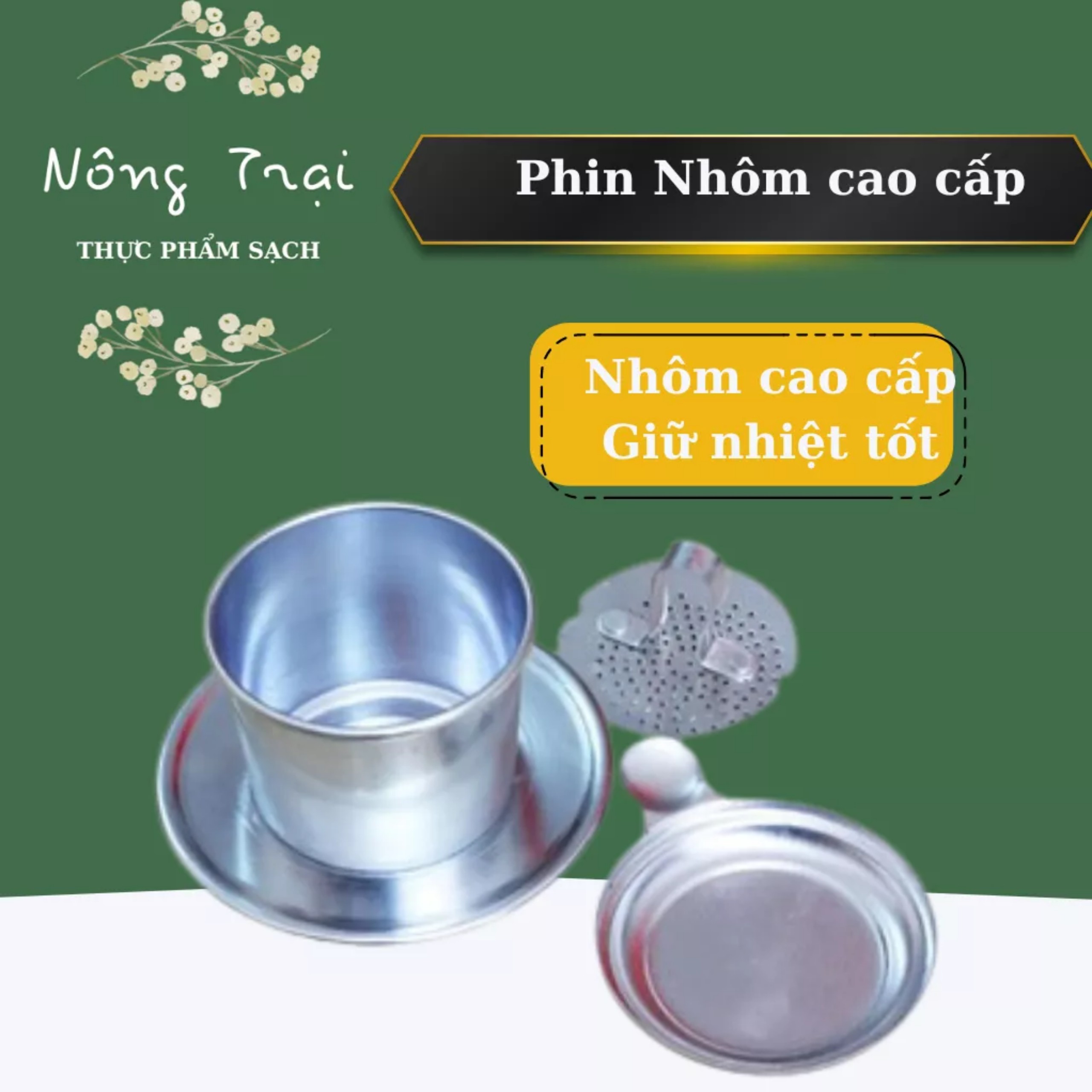 Phin nhôm pha cà phê 25 gram