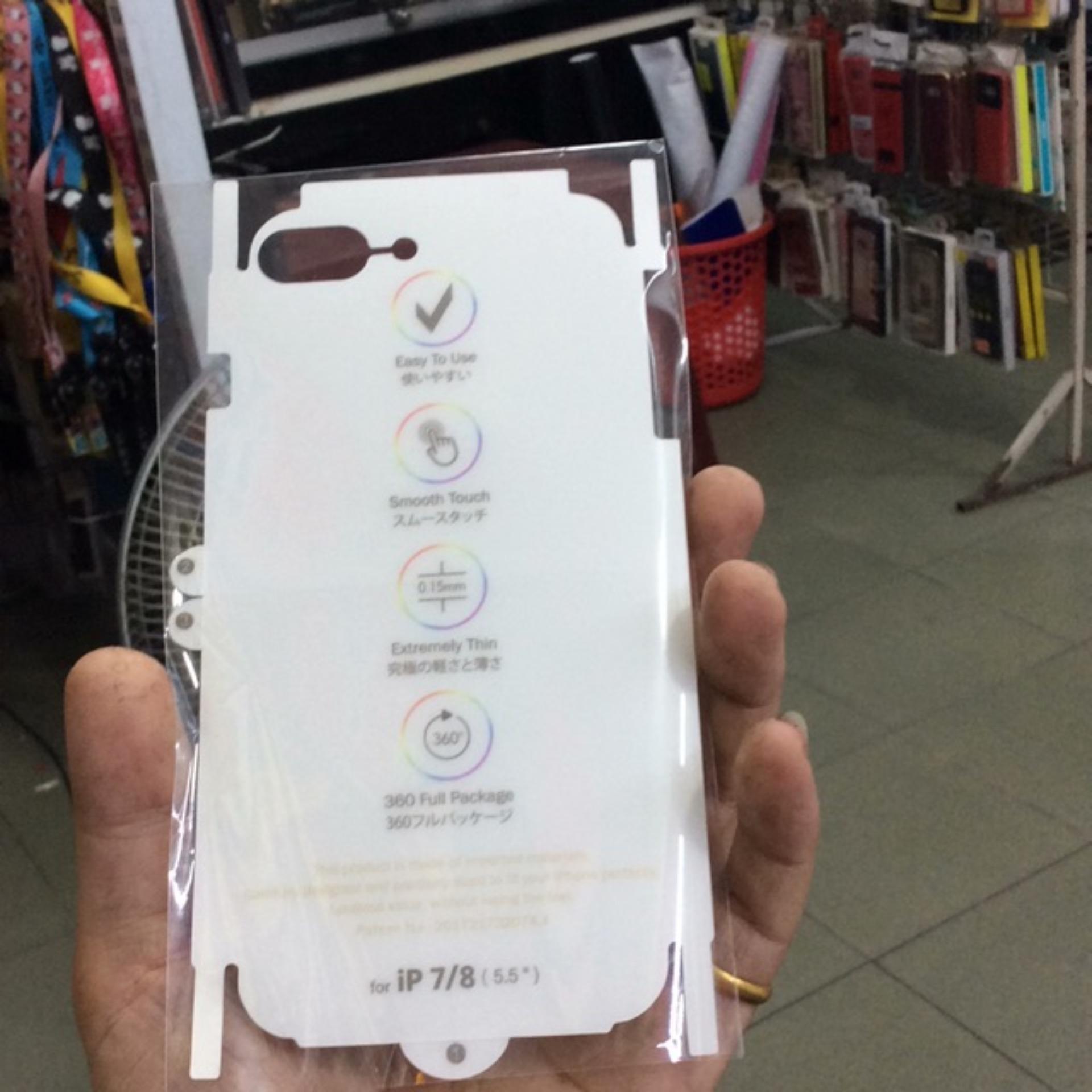 Miếng dán Film PPF cho iPhone 7Plus/ 8Plus (Full viền mặt sau)