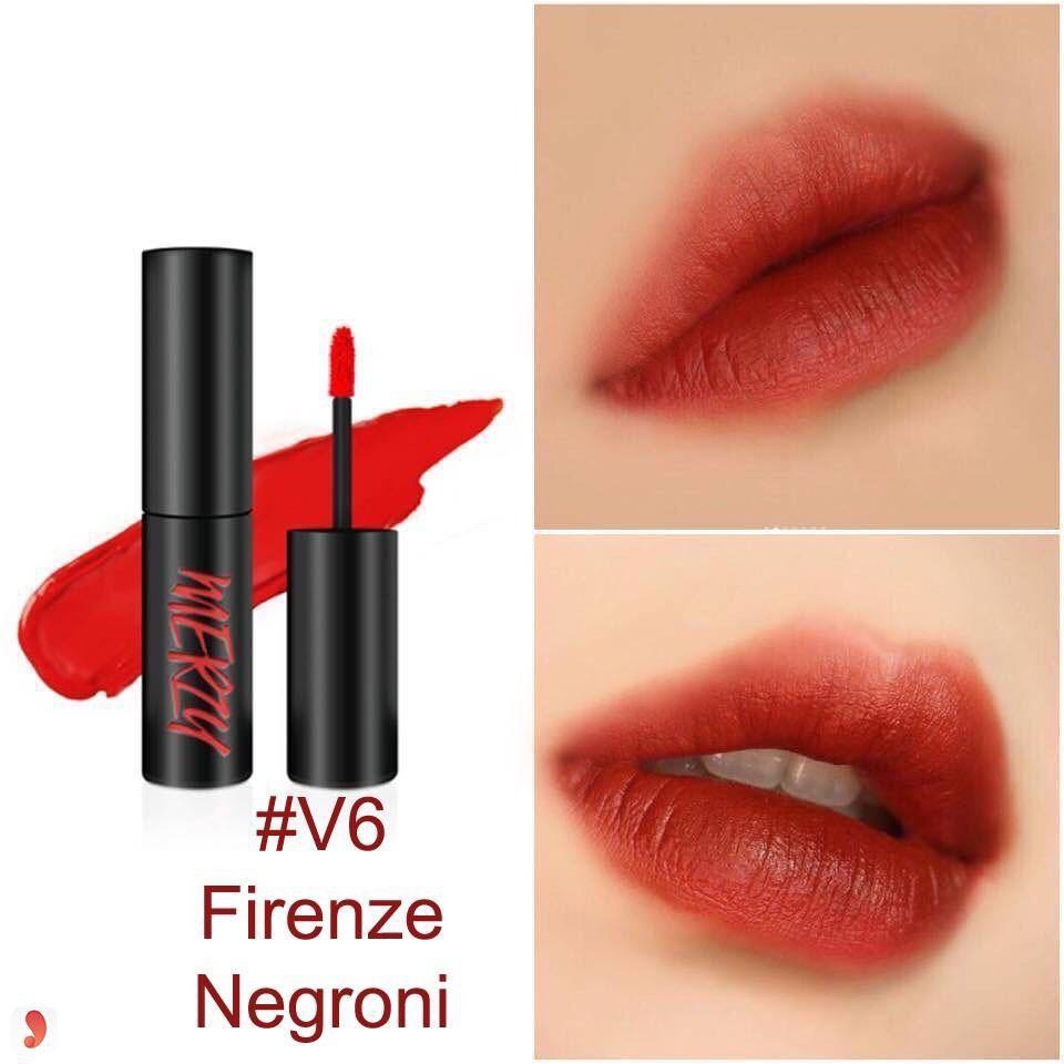[6-11/12 VOUCHER GIẢM 8%]Son Kem Lì Merzy Another Me The First Velvet Tint V6