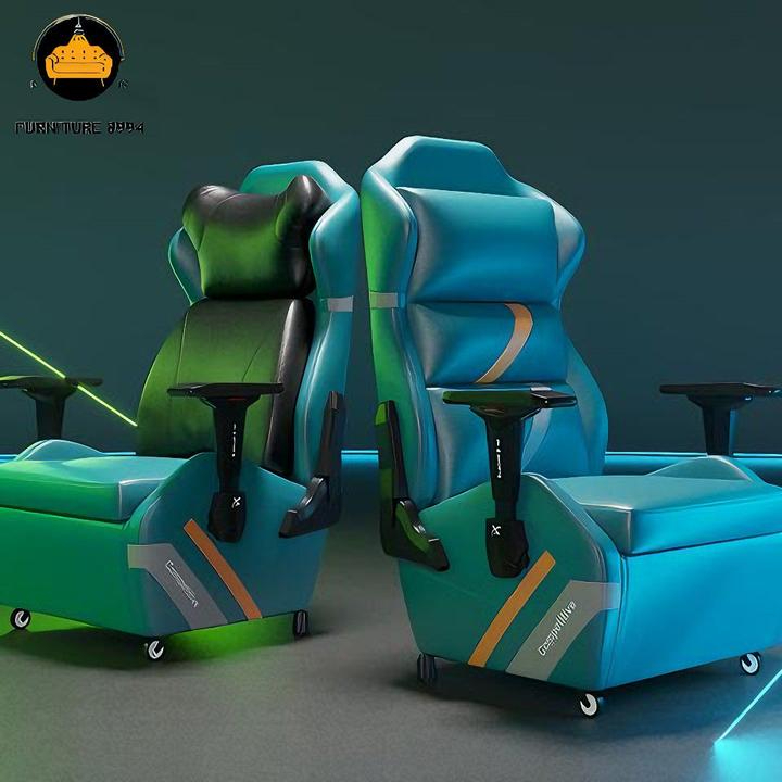 Ghế gaming livestream, Ghế game có bánh xe xoay 360, Ghế gameing SMART FURNITURE 8994