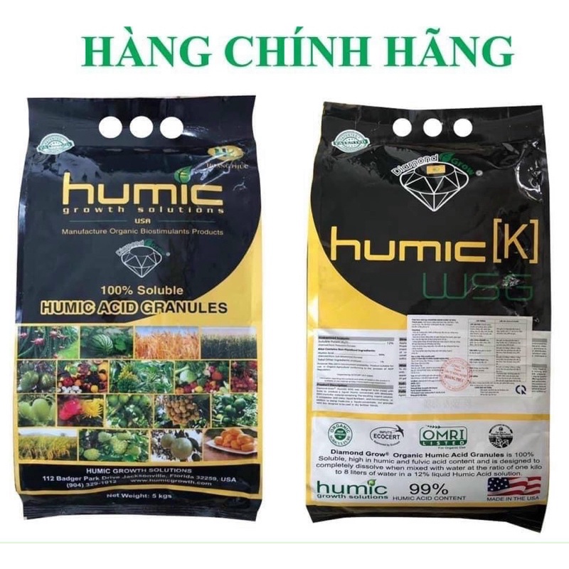 Humic mỹ 5kg - humic acid granules 99% công ty hoàng phúc