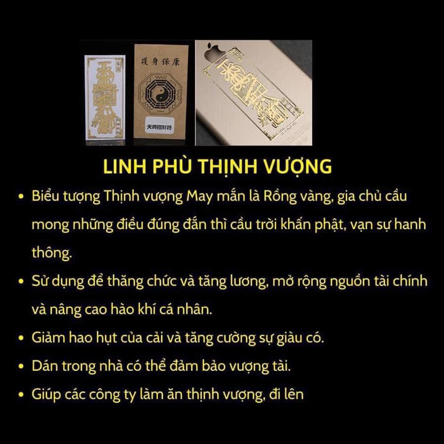 LINH PHÙ VƯỢNG TÀI - MANG LẠI TÀI LỘC MAY MẮN LÀM ĂN