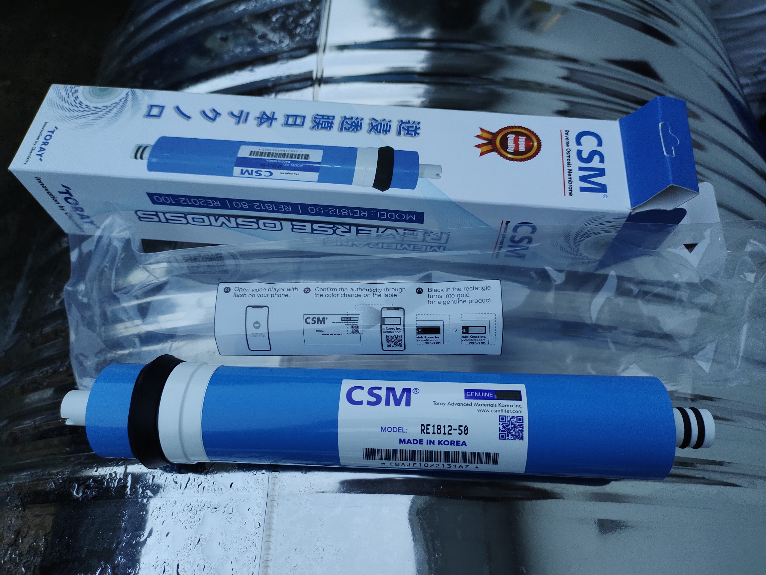 Hàng chính hãng lõi lọc nước ro csm hàn quốc - lõi lọc nước số 4 bao đổi trả kiểm tra hàng