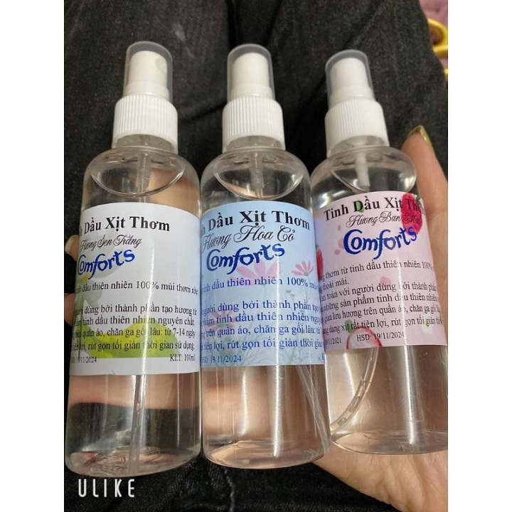 Xịt tinh dầu thơm comfort