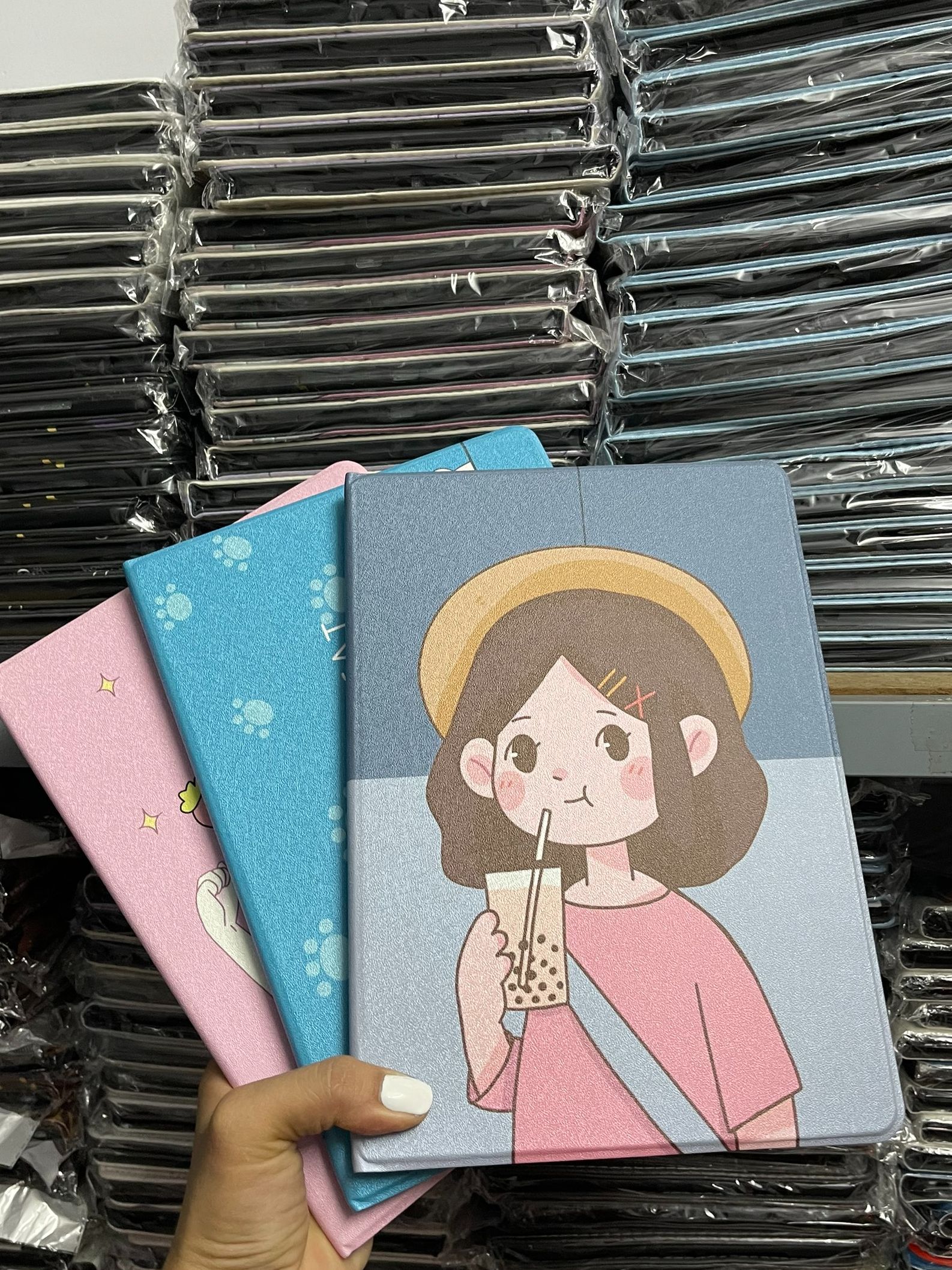 Bao da ipad 2017/2018/gen 5/6/air 1/2 hoạt hình