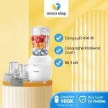 Máy Xay Sinh Tố Philips HR2041/30, 3 Cối Xay Tiện Lợi, Bảo Hành Chính Hãng 24 Tháng