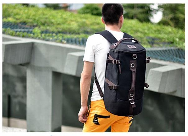 Balo túi trống vải bố