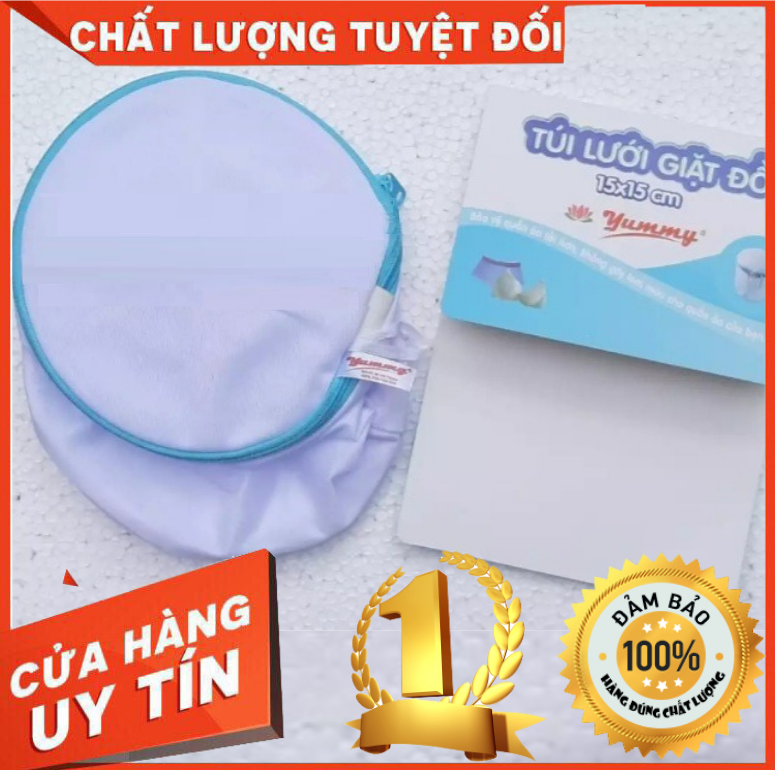 Túi giặt đồ Lót cao cấp hiệu YUMMY kích thước 15X15 /Túi bảo vệ quần áo khi giặt /túi lưới giặt đồ hàng Việt Nam chất lượng cao