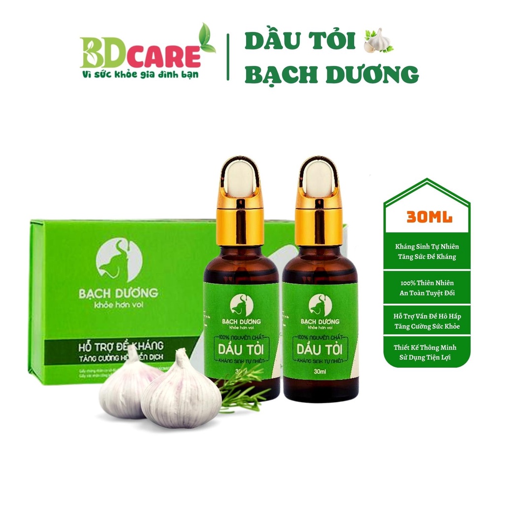 Dầu tỏi bạch dương - 30ml bdcare