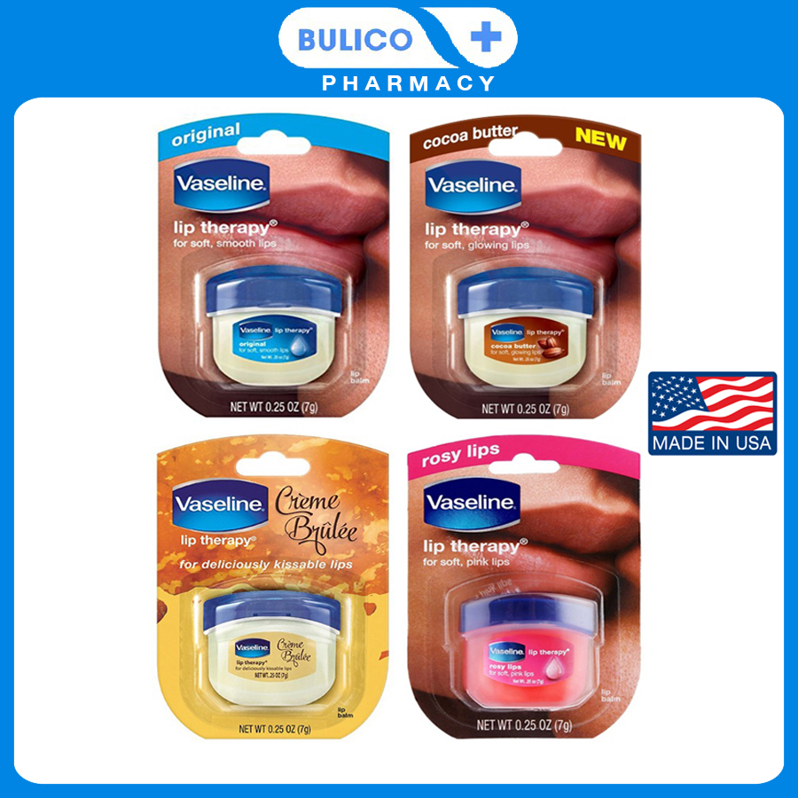 Sáp dưỡng nẻ môi vaseline 7g hãng mỹ chính hãng