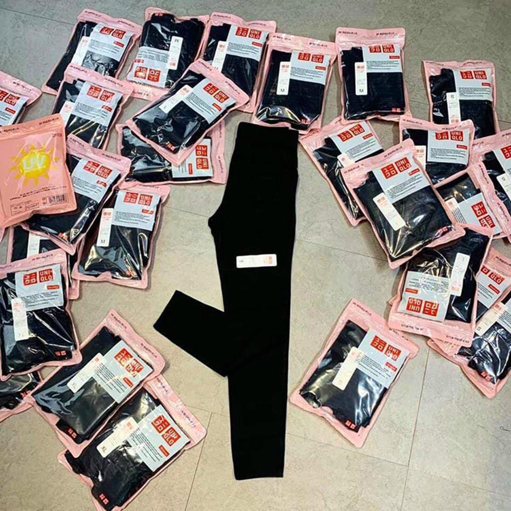 Quần legging uni mẫu mới 2021 túi zip hồng siêu xịn