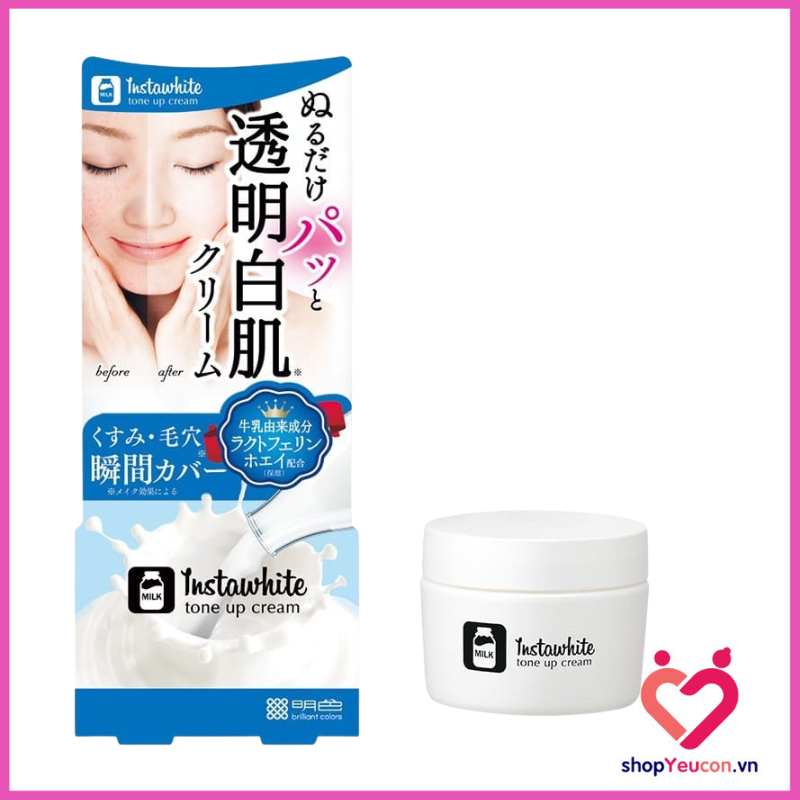 Kem dưỡng trắng da nâng tone Instawhite Tone Up Cream Meishoku Nhật Bản 50g