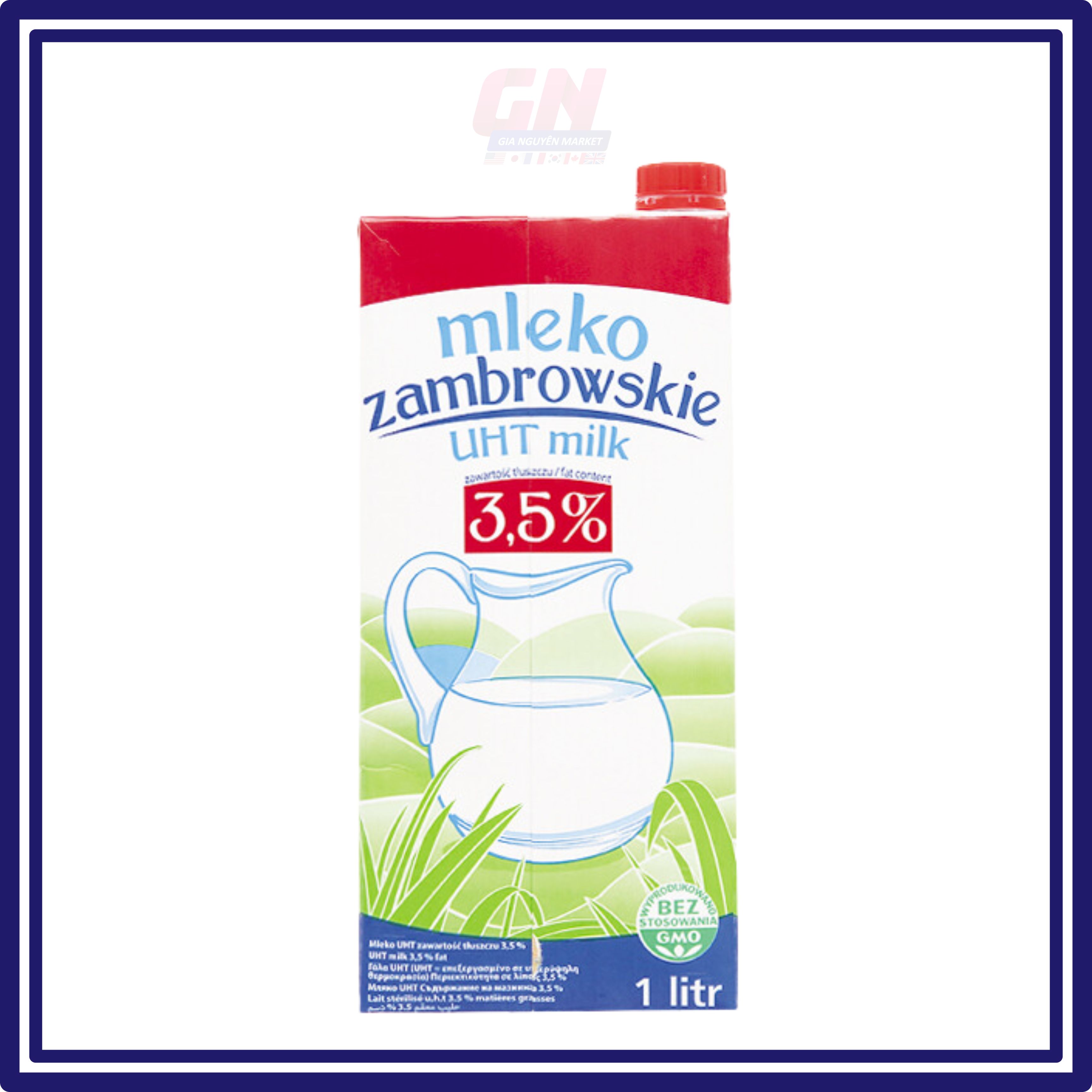 Sữa tươi béo 3.5% MLEKO ZAMBROWSKIE 1L