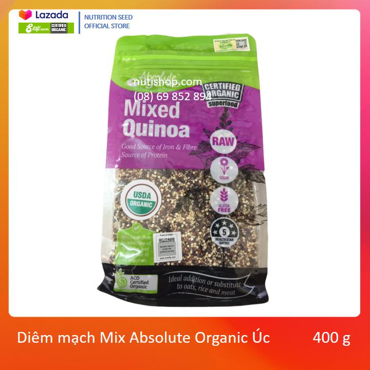 [HCM]Diêm mạch Mix Absolute Organic Úc 400 g