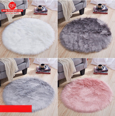 THẢM LÔNG HÌNH TRÒN 50 x 80CM MỀM MẠI, TIỆN DỤNG LÀM THẢM, CHỤP ẢNH, ĐỆM NGỒI, TRANG TRÍ...