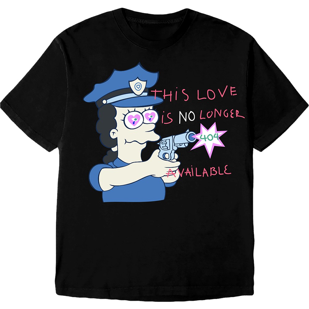 Xuoc - no love t-shirt outfix áo thun in ấn cotton 4c