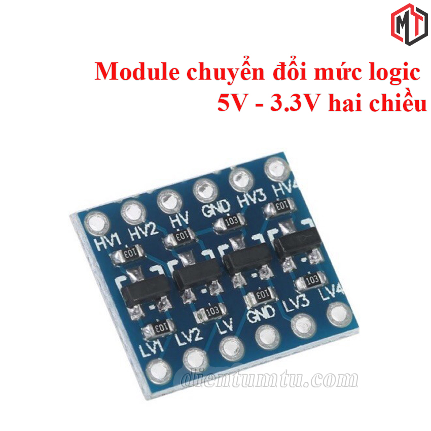 Module chuyển đổi mức logic 5V - 3.3V hai chiều