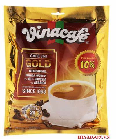 Vinacafe hòa tan 3 in 1 gold orginal date t10/2022