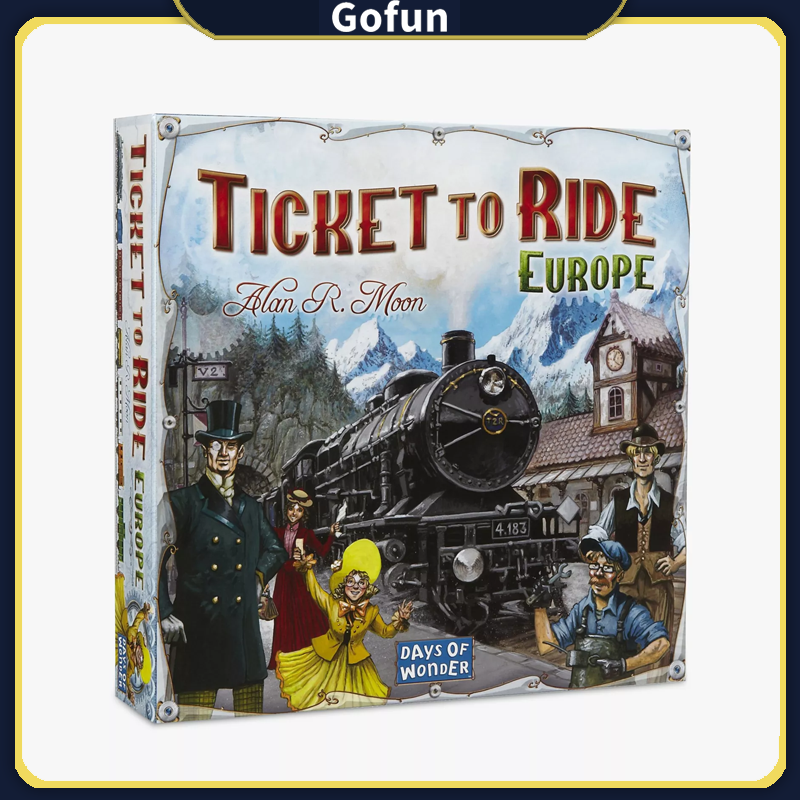 Ticket to Ride Deck Board Game EU Edition Party Friend Game