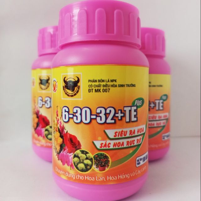 Phân bón lá đầu trâu npk 6-30-32 te ,siêu ra hoa