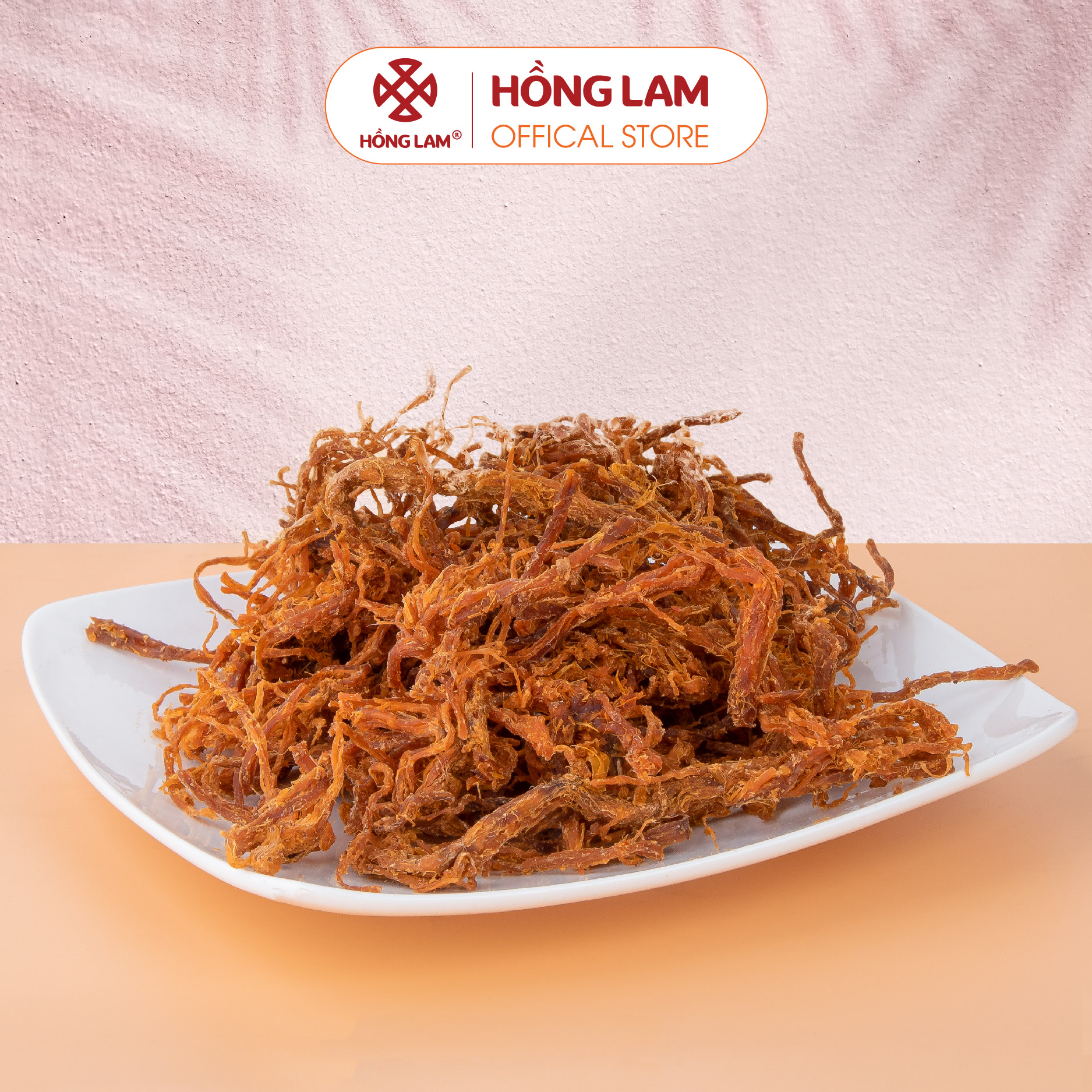 Bò khô sợi hồng lam gói 200g - vị thơm cay ngọt