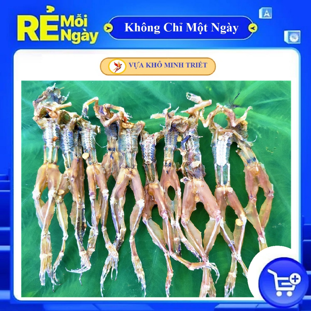 Khô vũ nữ chân dài - Món Ngon độc lạ 1KG KHÔ NHÁI ĐỒNG -VỰA KHÔ MINH TRIẾT