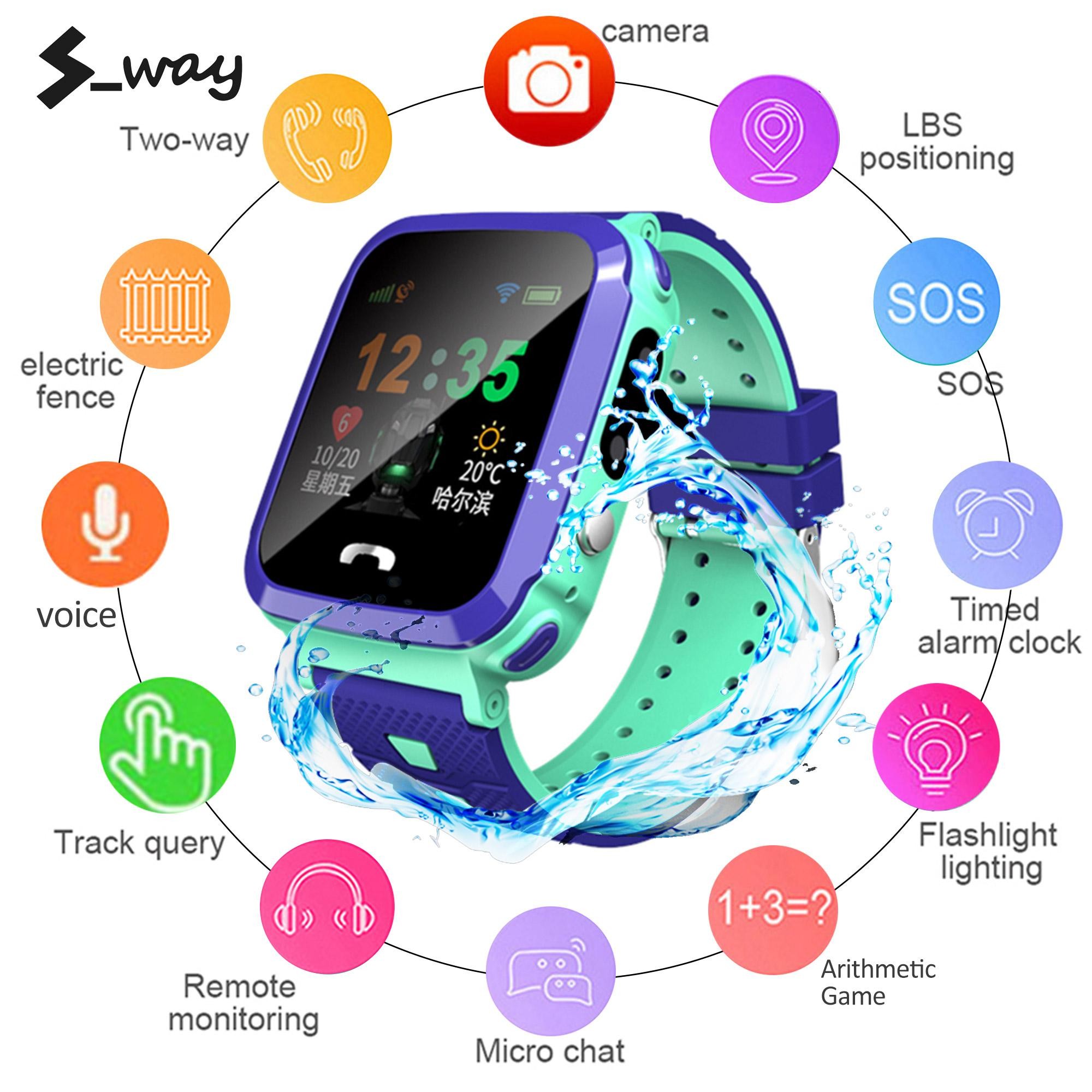 [HCM]Đồng Hồ Smart What Định Vị Trẻ em V16- Đồng Hồ Thông Minh Có Thời Gian Chờ Siêu Dài Chống Nước Hỗ Trợ LBS Có Camera SOS Vị Trí Cuộc Gọi- Đàm Thoại 2 Chiều- Miễn Phí Tất Cả Các Cuộc Gọi Qua AP Smart Phone-Gía Giảm Ngay Hôm Nay