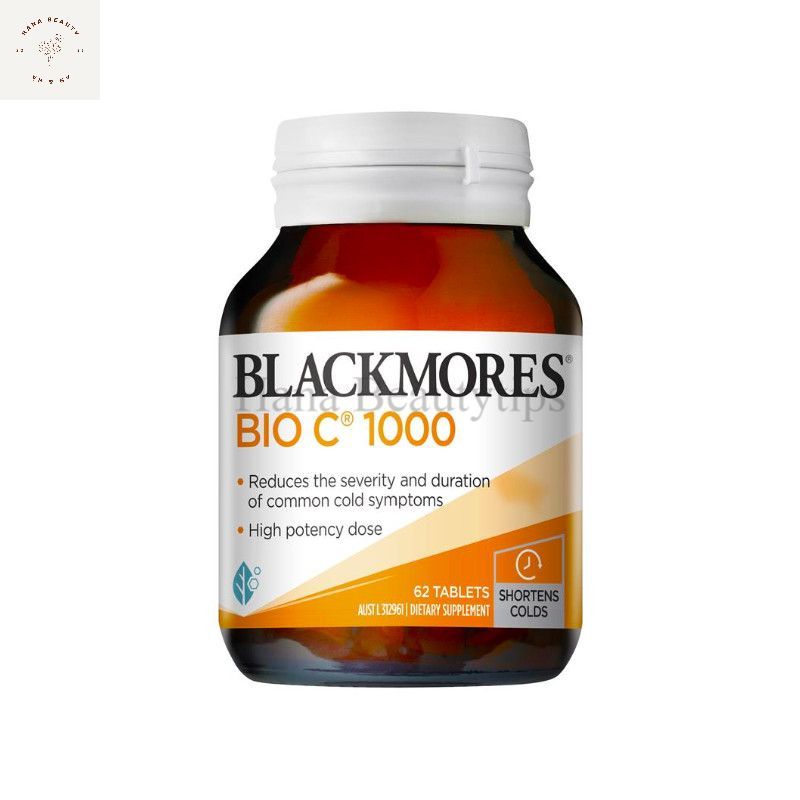 Viên uống bổ sung vitamin C Blackmores bio vitamin c 1000mg 62 viên và 150 viên
