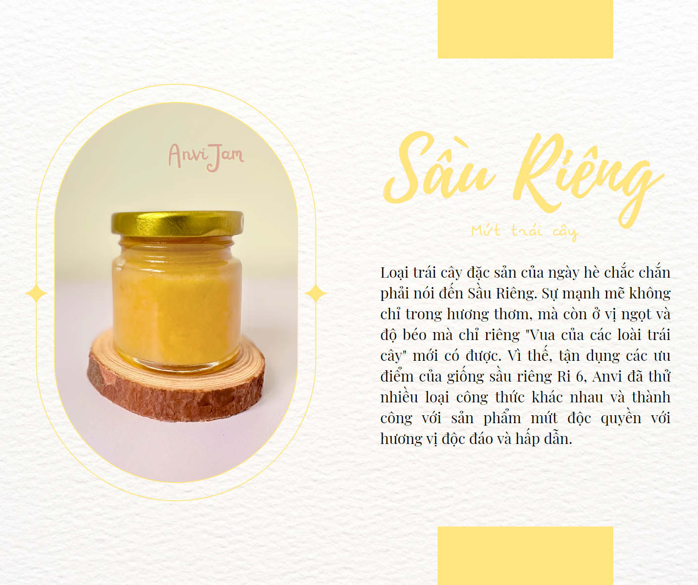 Mứt sầu riêng ri 6 _ durian jam