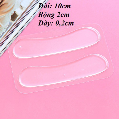 2 Miếng Lót Gót Giày Nữ Silicon Chống Nhấc Gót Giầy, Đau Chân - Giá Sỉ
