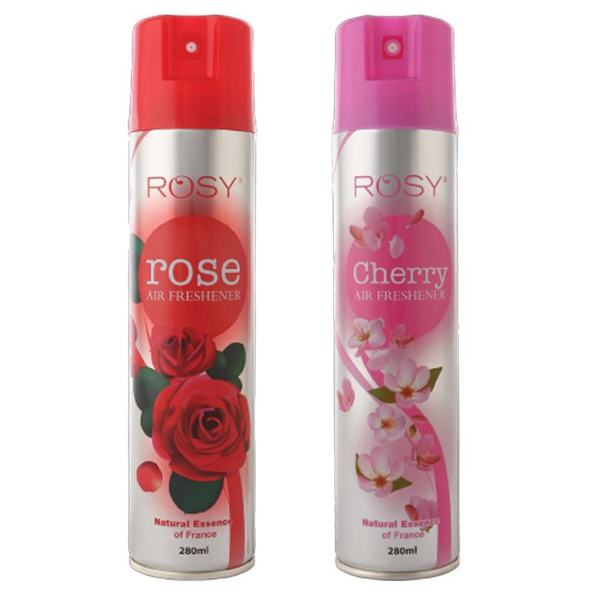 Nước Hoa Xịt Phòng Rosy Hương Hoa Hồng và Hương Cherry (280ml)