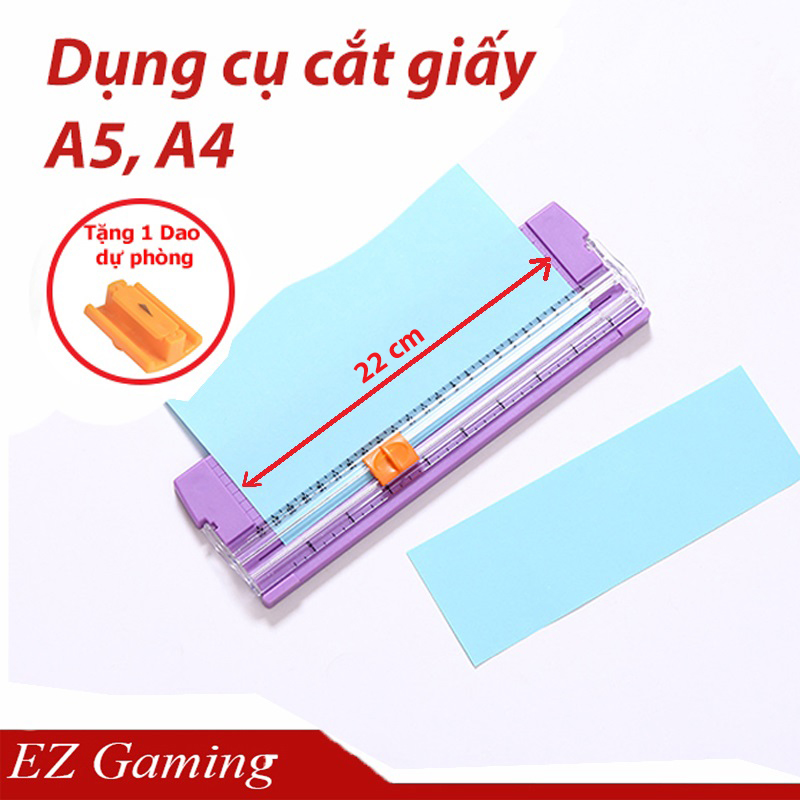 [HCM]Dụng cụ dao cắt giấy a4a5 EZ1 nhỏ gọn hiện đại. giúp cắt thẳng tuyệt đối.