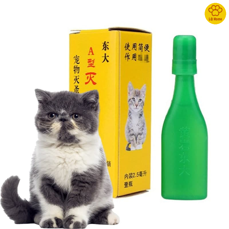 Nhỏ gáy loại bỏ ve rận cho chó mèo - Lọ 2,5ml