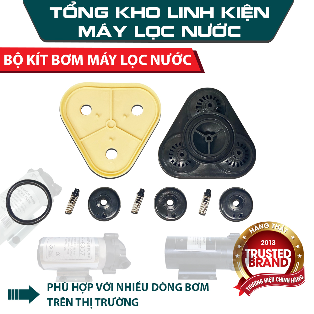Combo 5 bộ kíp bơm , bộ sửa đầu bơm , phớt đầu bơm , bộ zoang phớt đầu bơm sử dụng cho tất cả các loại bơm 24v